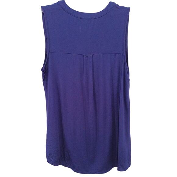 CABLE & GAUGE Blue Tank Top Women's Size SMALL - Picture 2 of 4